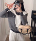 Stripes around Neck Pullover Sweater